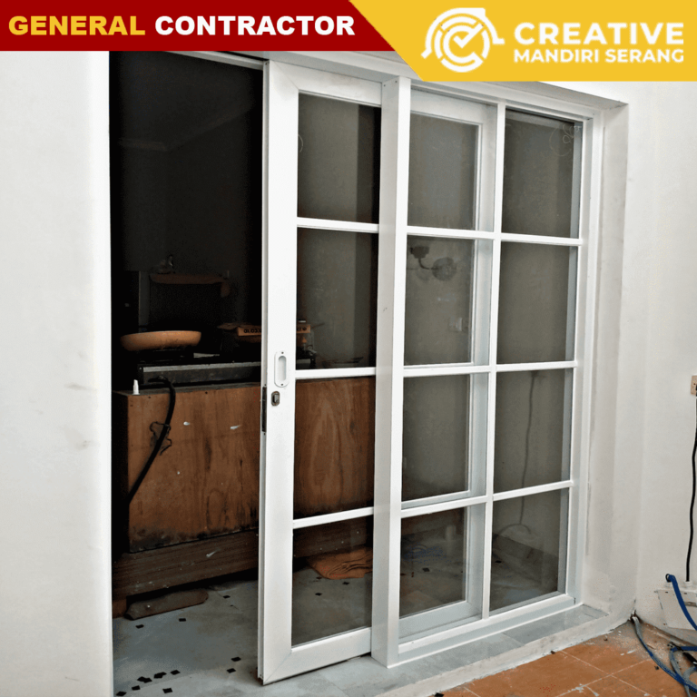 Spesialis Aluminium Jasa Pembuatan Pintu Partisi Sliding