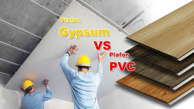 Kelebihan Plafon PVC dan Gypsum