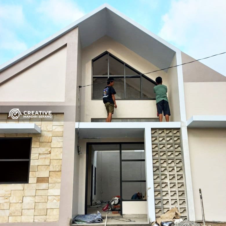 Pemasangan Kusen Aluminium Rumah Minimalis