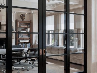 Pembuatan Pintu Partisi Kaca Sliding